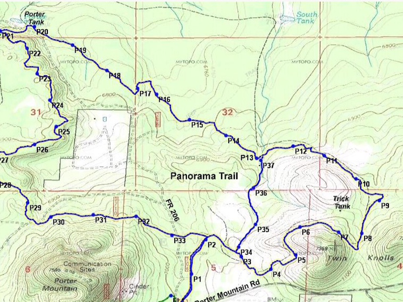 Panorama Trail White Mountains Arizona