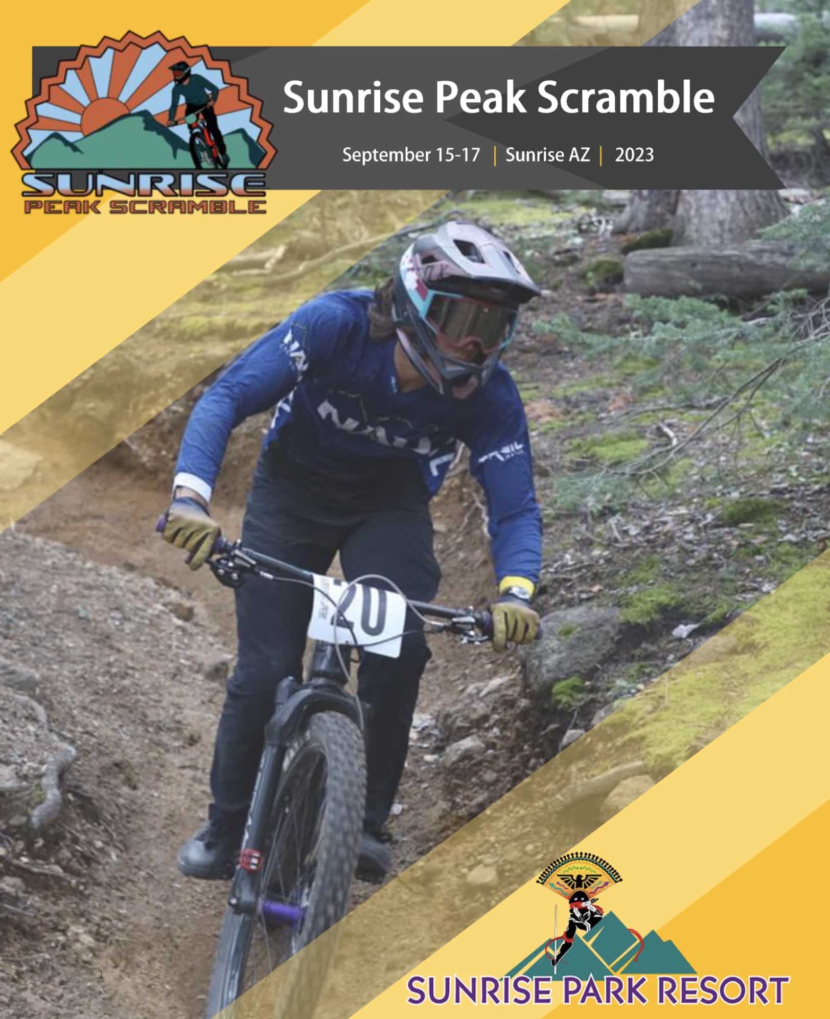 Mountain Bike Racing at Sunrise Park Resort Arizona