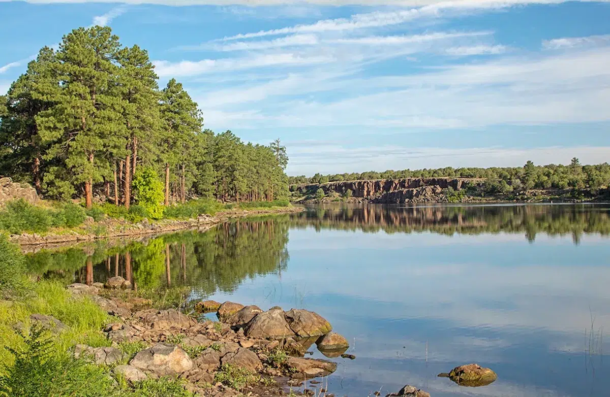 Fool Hollow Lake In The Arizona White Mountains