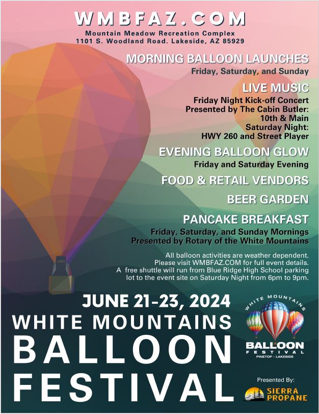 White Mountain Balloon Festival AZ - WMBFAZ