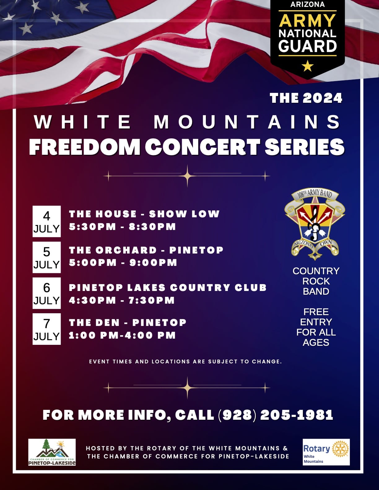 White Mountain Freedom Concert Series