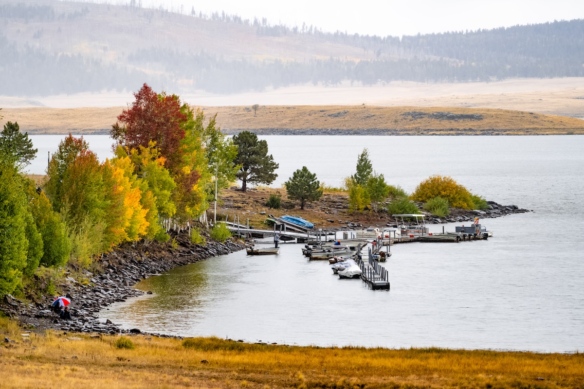 Big Lake Boat Dock Arizona White Mountains Big Lake Boat Dock Arizona White Mountains