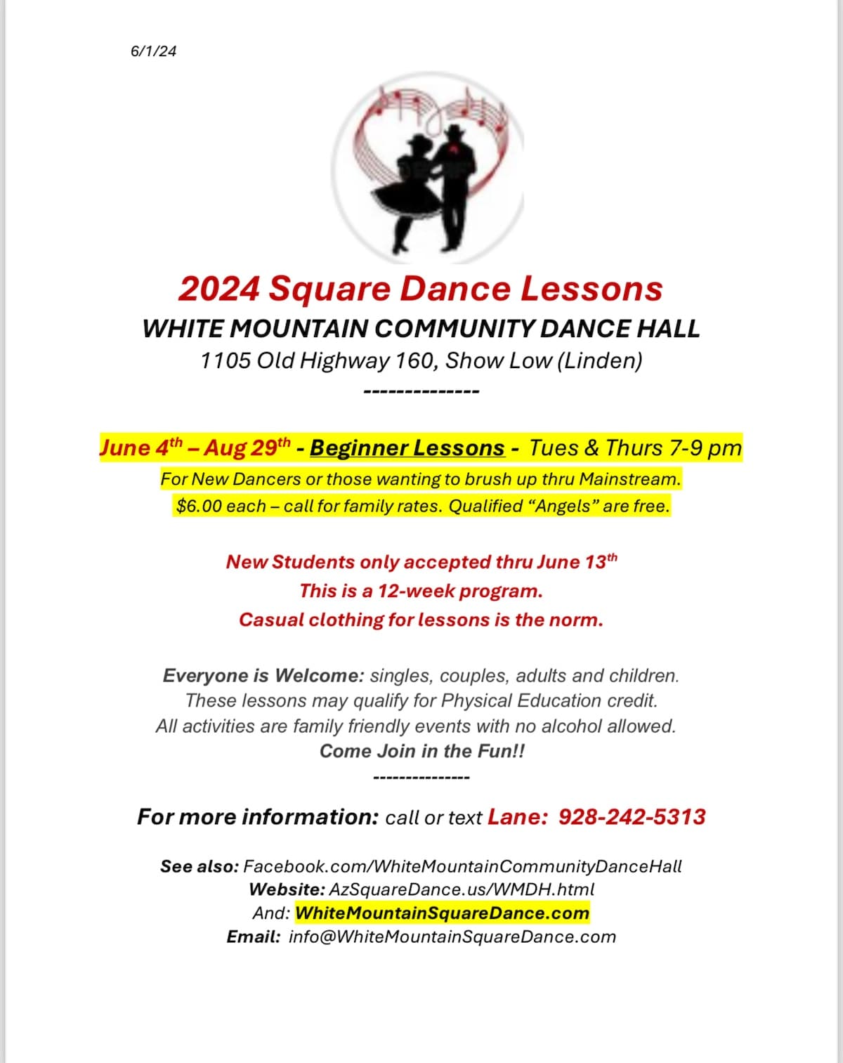 Square Dance Lessons