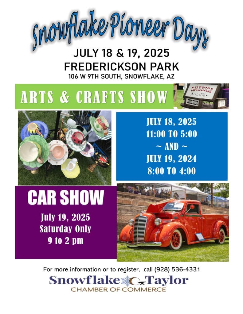 Pioneer Days - Snowflake, AZ - July 18 & 19th, 2025