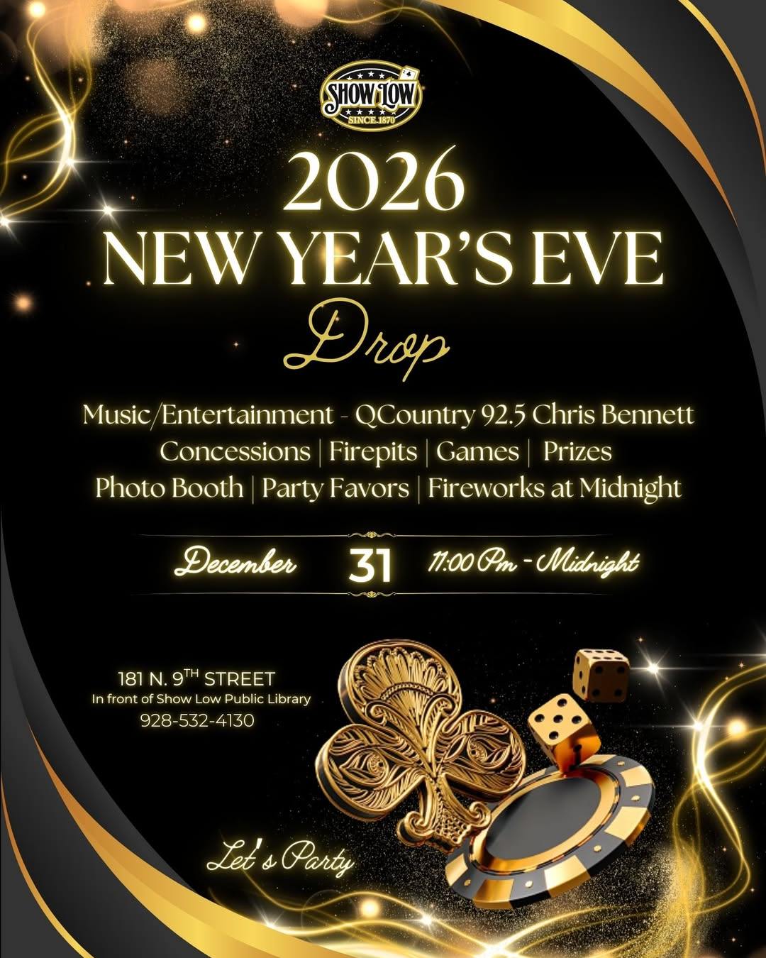 Show Low AZ New Years Eve