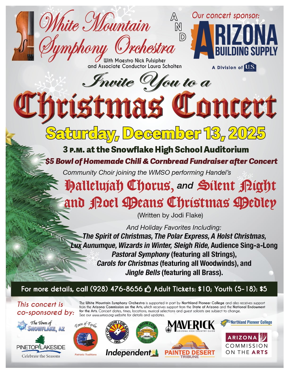 Christmas Concert Snowflake Arizona