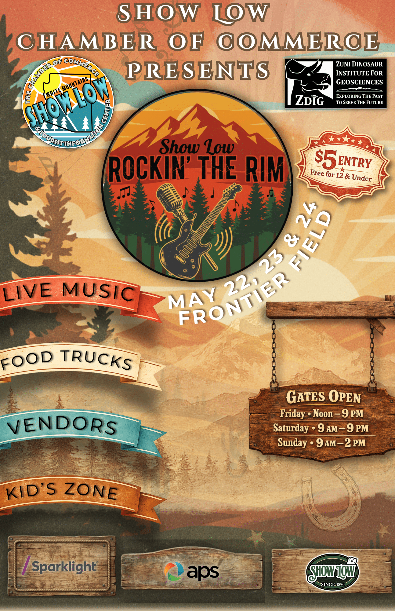 Rockin' The Rim - Show Low Music Festival