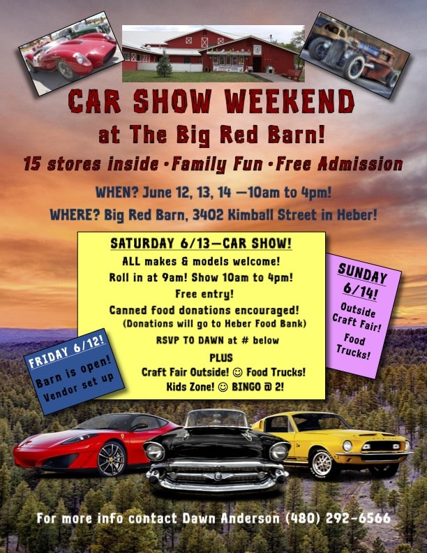 Car Show Weekend At The Big Red Barn