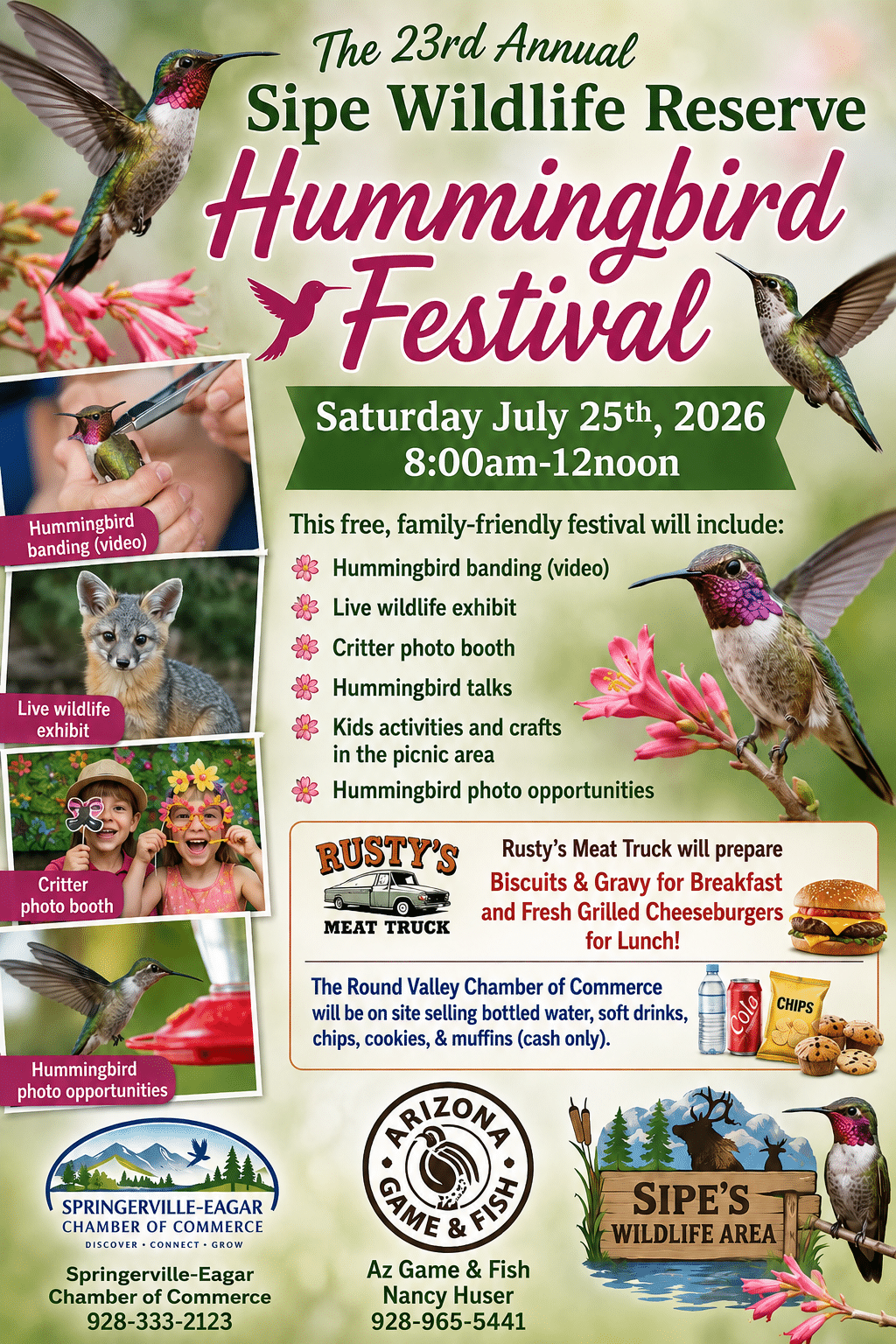 Sipe Wildlife Reserve Hummingbird Festival