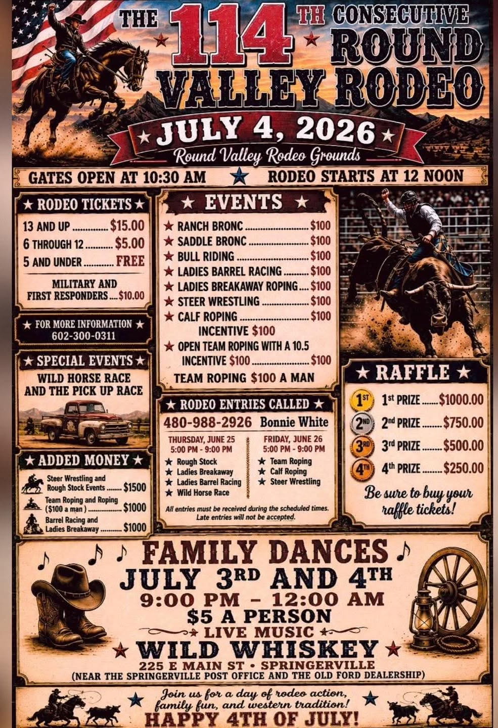 4th of July - Round Valley Rodeo