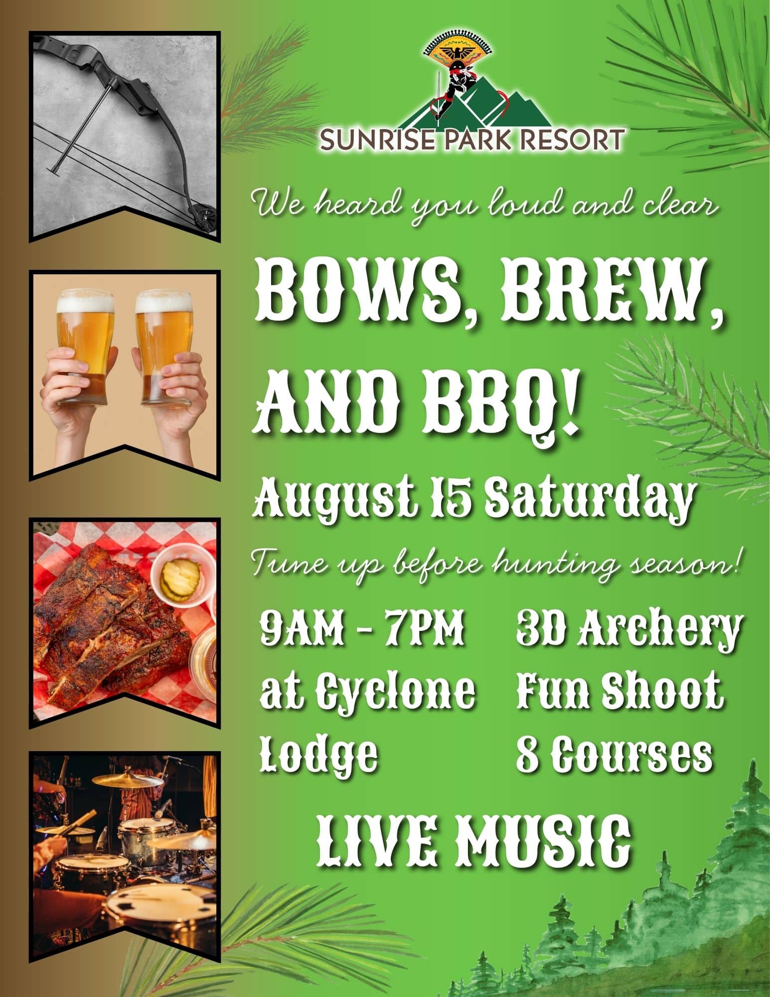 Bows, Brew & BBQ is coming to Sunrise Park Resort