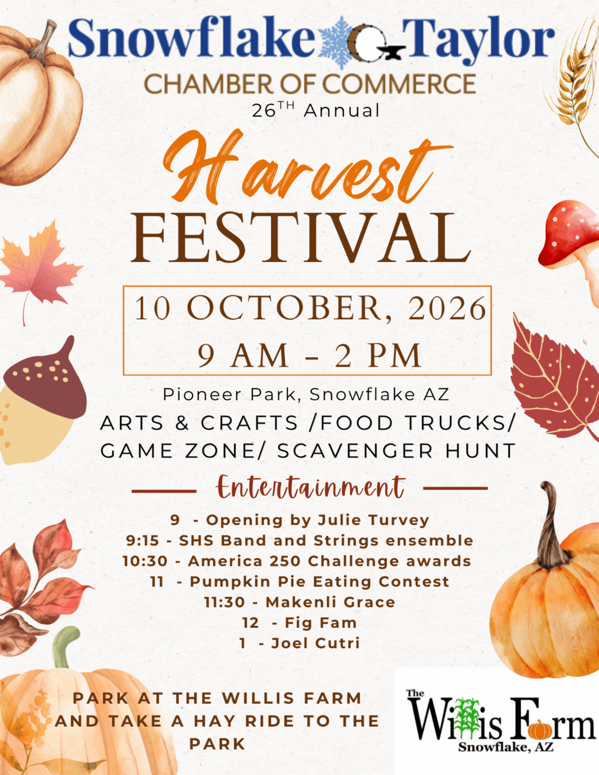 Harvest Festival - Snowflake-Talyor